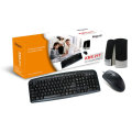 O mais quente vender 2,0 USB teclado Wired 3 em 1 desktop combo